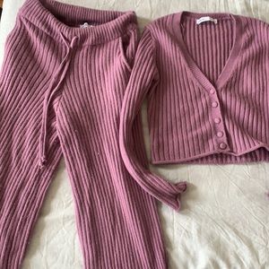 Zara lounge set in purple